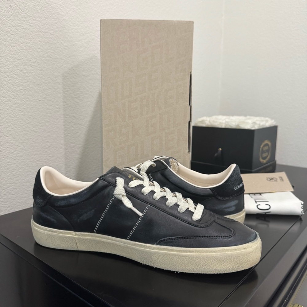 Golden Goose Soul Star Sneaker Leather Black 45 - Picture 5 of 7